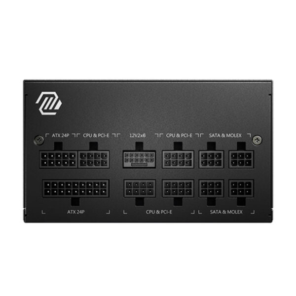 Fuente de alimentación MSI MAG A850GL PCIE5, 850W, 80 PLUS Gold, Formato ATX. - Imagen 2