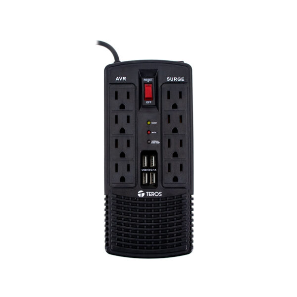 Estabilizador de voltaje TEROS TE-7180 AVR1200VA / 600W 184-276 VAC