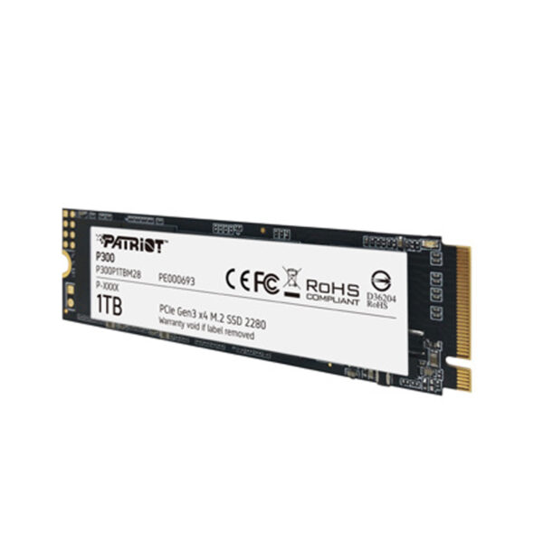 Unidad en estado sólido PATRIOT P300, 512GB, M.2 2280 PCIe Gen3 x4 NVMe 1.3 - Imagen 2