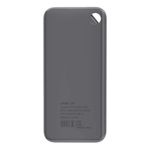 Disco duro sólido externo Lenovo LP100 SSD Portátil, 2TB, USB Tipo-C 3.2 Gen 1 - Imagen 2