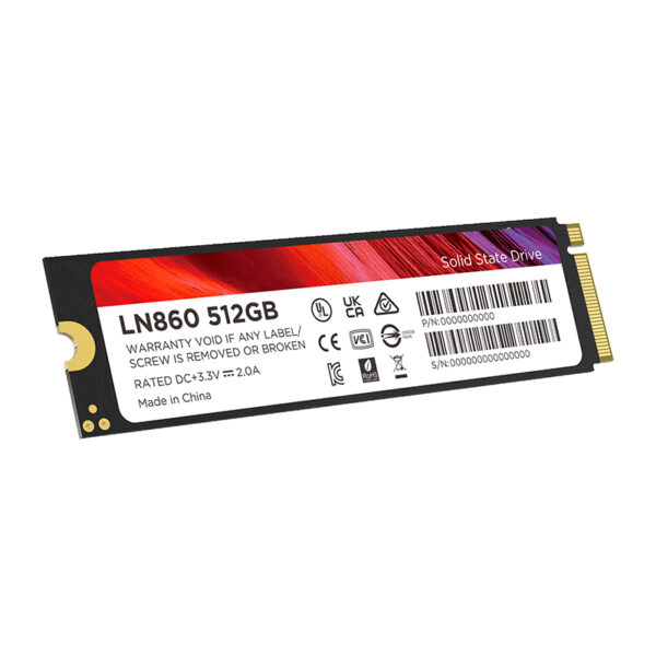 Unidad en estado solido Lenovo LN860, 512GB, M.2 2280, PCIe Gen 3 x4, NVMe 1.4 - Imagen 3