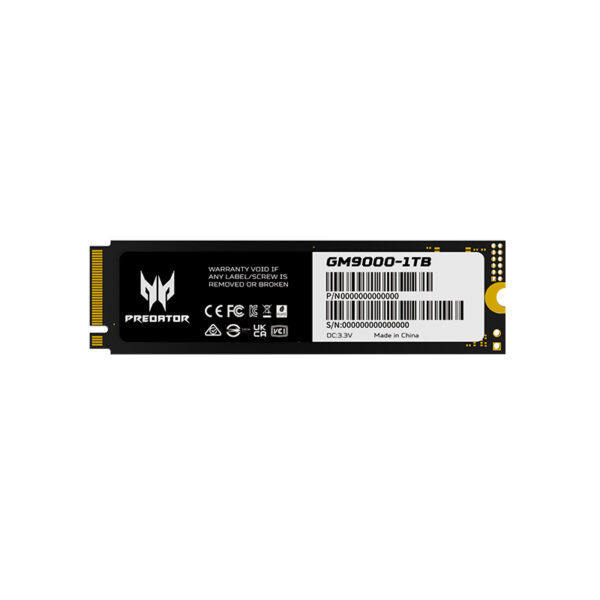 Unidad de estado solido Predator GM9000, 1TB, PCIe Gen 5.0 x4 NVMe 2.0 - Imagen 3
