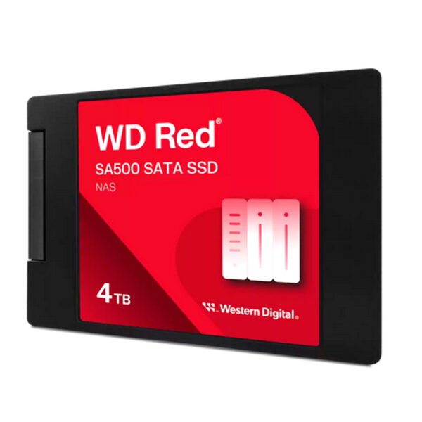 Unidad en estado solido Western Digital Red SA500 NAS, 4TB, SATA, 2.5", 7mm. - Imagen 2