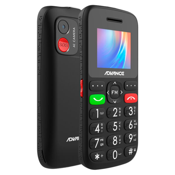 Teléfono celular Senior 4G ADVANCE HL2460, 1.77", Radio FM Wireless, Desbloqueado