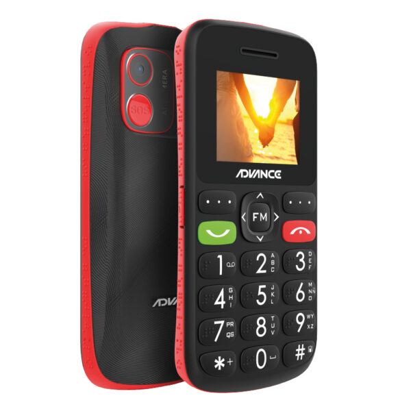 Teléfono celular Senior 4G ADVANCE HL2460, 1.77", Radio FM Wireless, Desbloqueado.