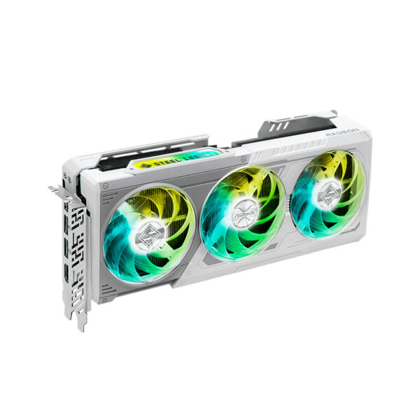 Tarjeta de video ASRock AMD Radeon RX 9070 XT Steel Legend 16 GB , 16 GB GDDR6, PCI-E 5.0 - Imagen 2